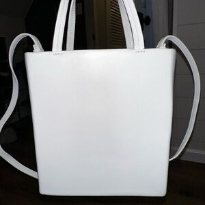 Alexander Wang Calfskin Sheeo Mini Crossbody Shopper White